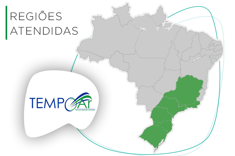 Regiões Atendidas - TempoAr